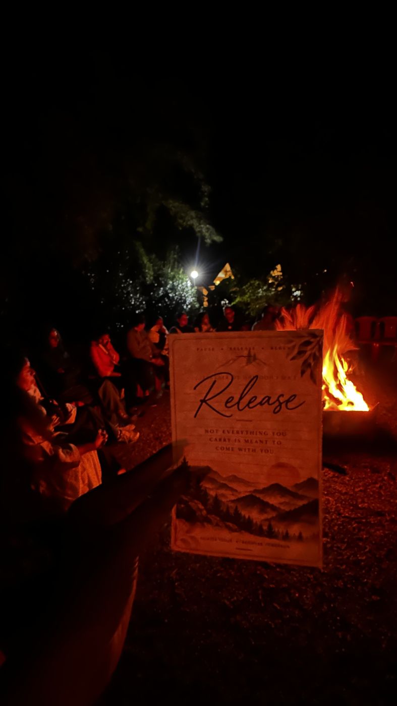 The release fire, Kasar Devi retreat
