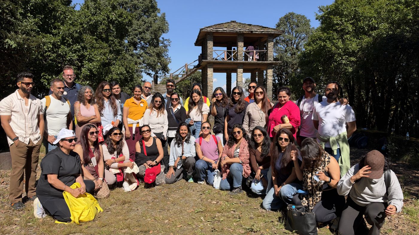 At the watchtower, Kasar Devi retreat