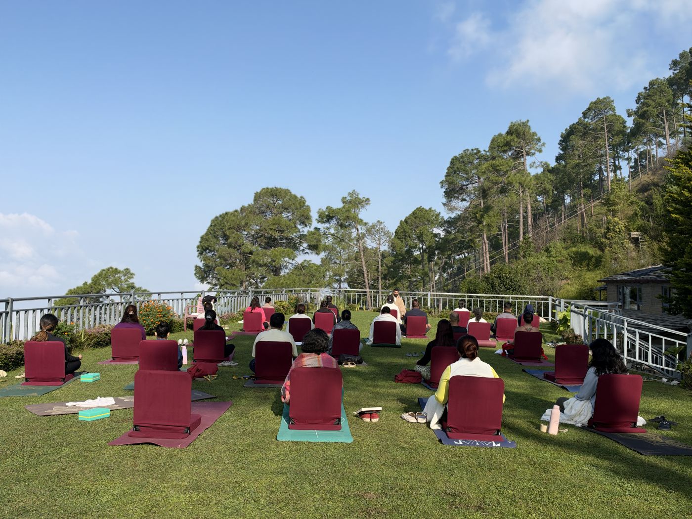 Stillness in the pines, Kasar Devi retreat