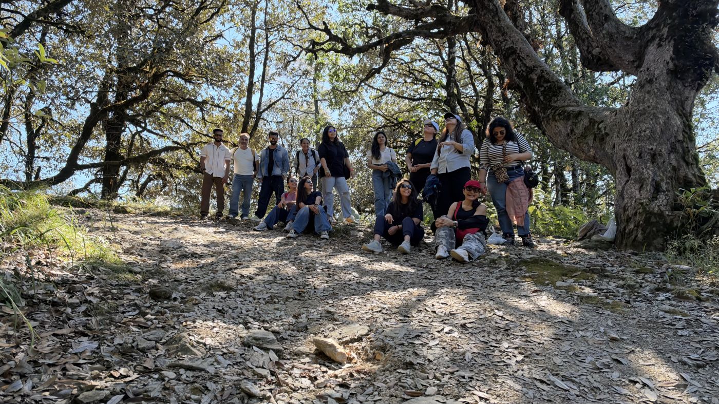 Forest walk, Kasar Devi retreat